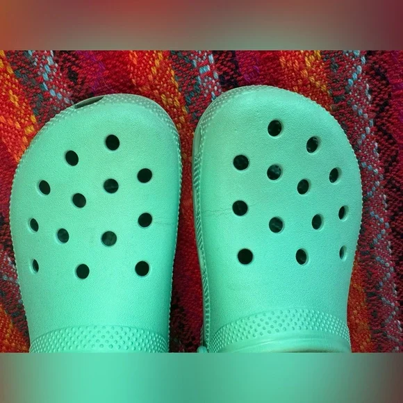 Crocs Classic Clog-Mint blue (Women 10, Men 8) - Picture 3 of 7